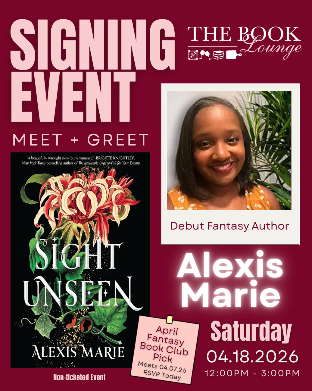 Author Signing: Alexis Marie!