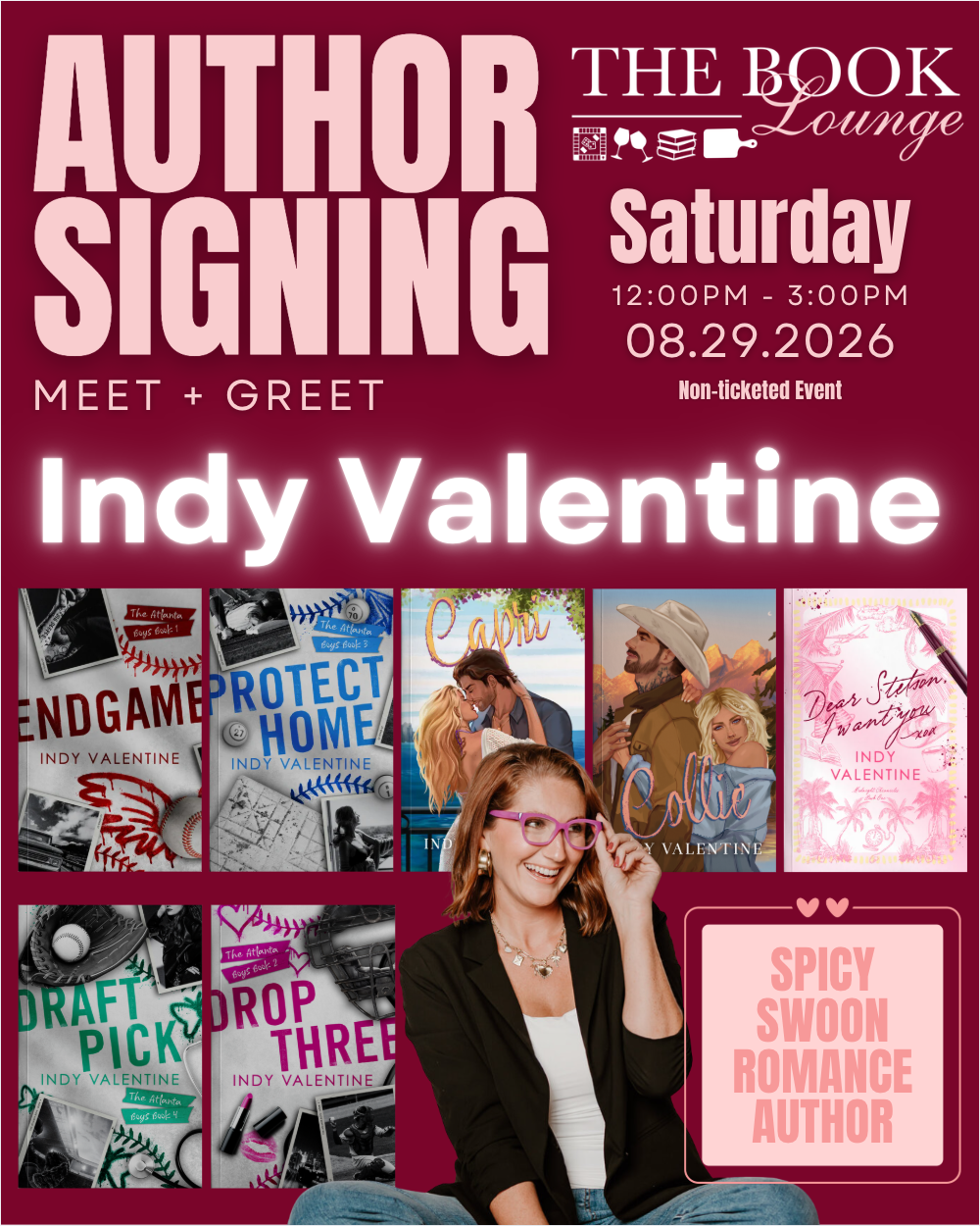 Indy Valentine: Author Signing!