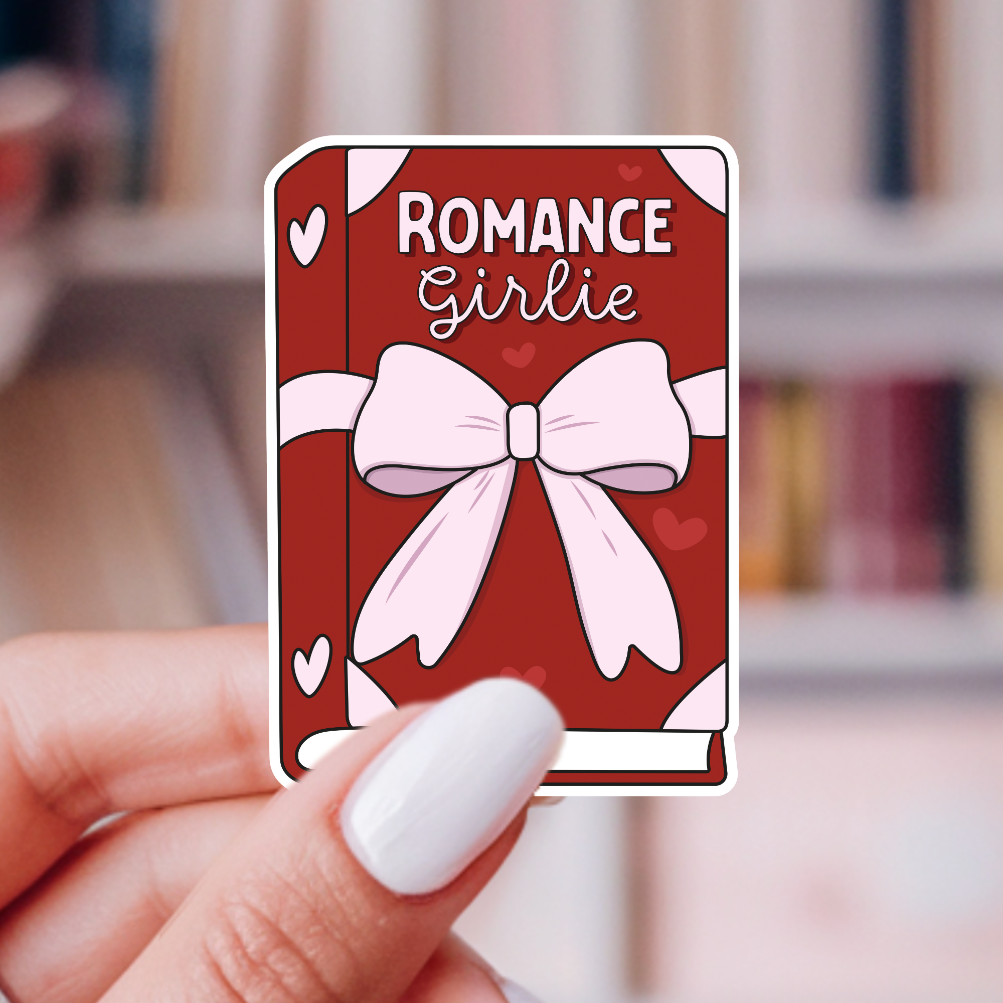 Romance Girlie Coquette Bow Sticker