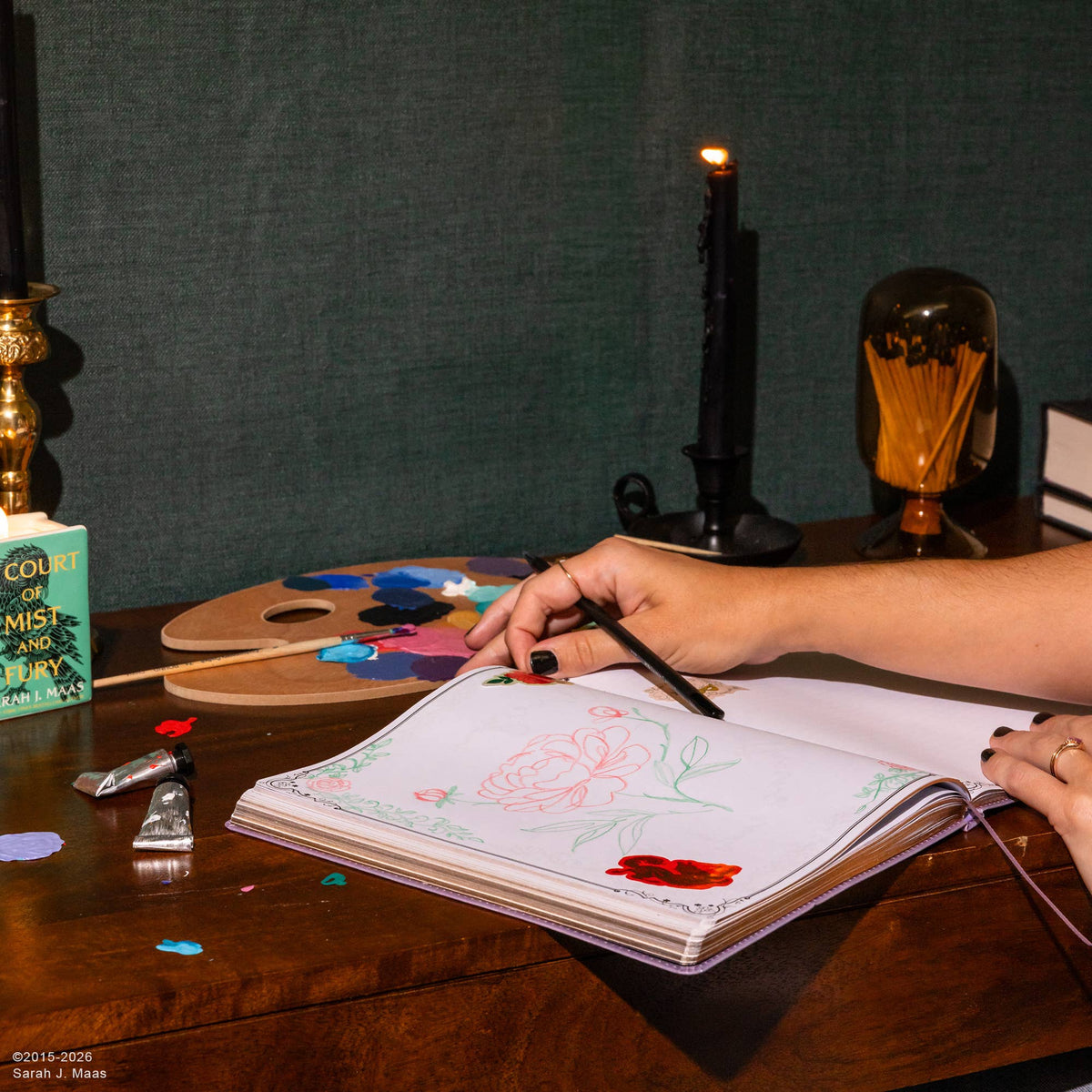 Creative  Journal, A Court of Thorns and Roses