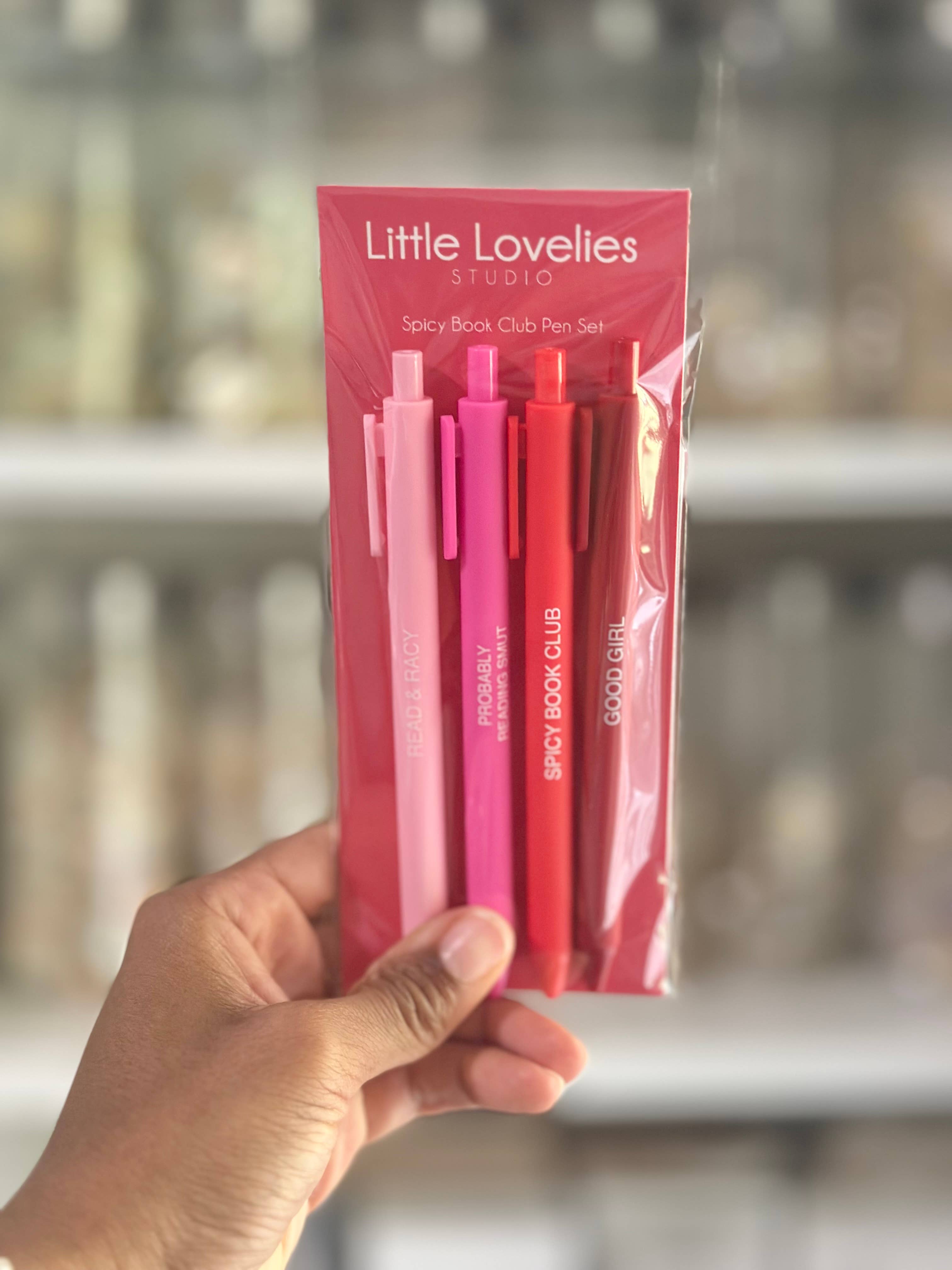 Spicy Book Club Pen Set – Set of 4