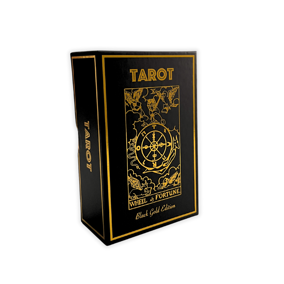 Black Gold Tarot Deck | Classic Tarot Design and Gold Foil