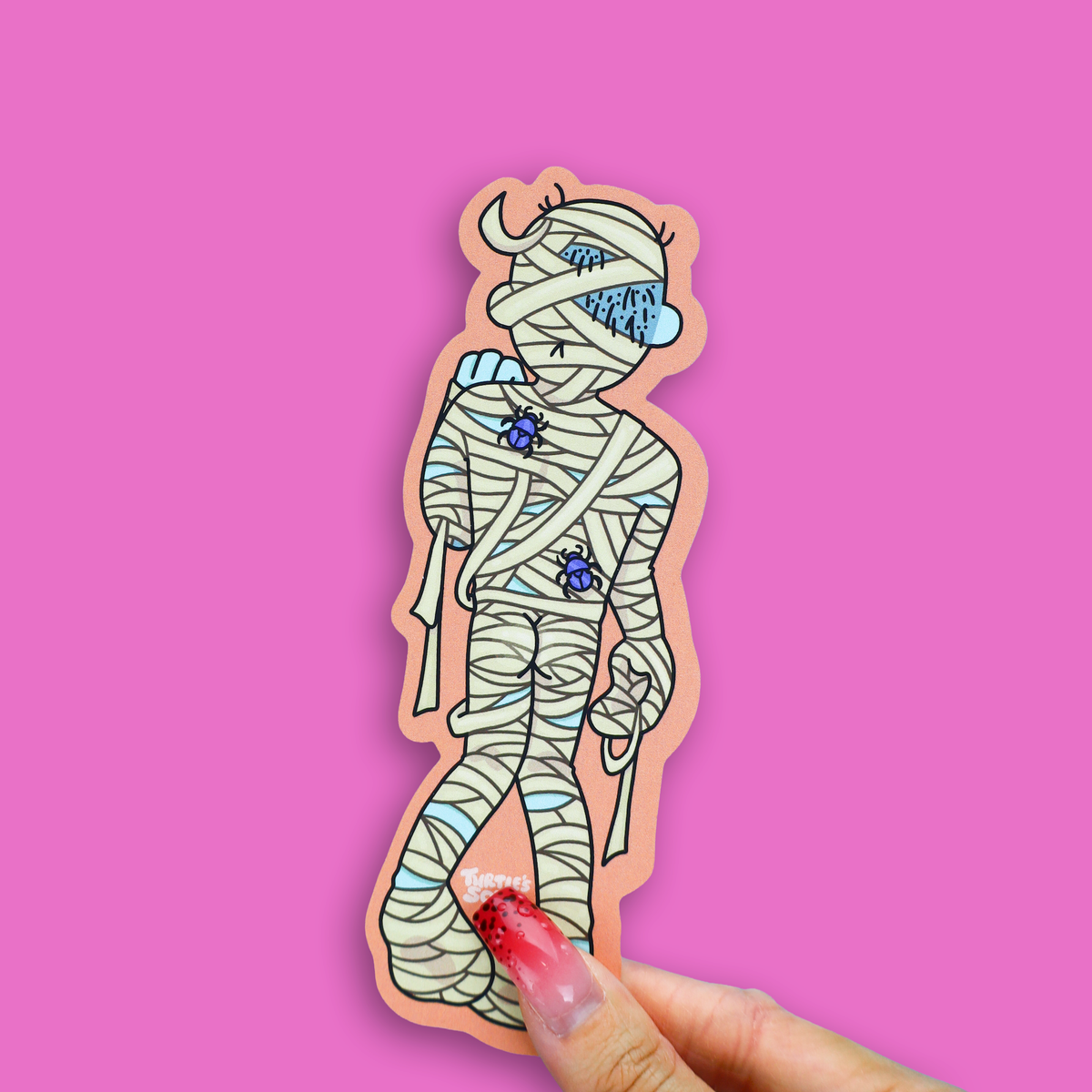 Mummy Monster Pharoah Halloween Bookmark
