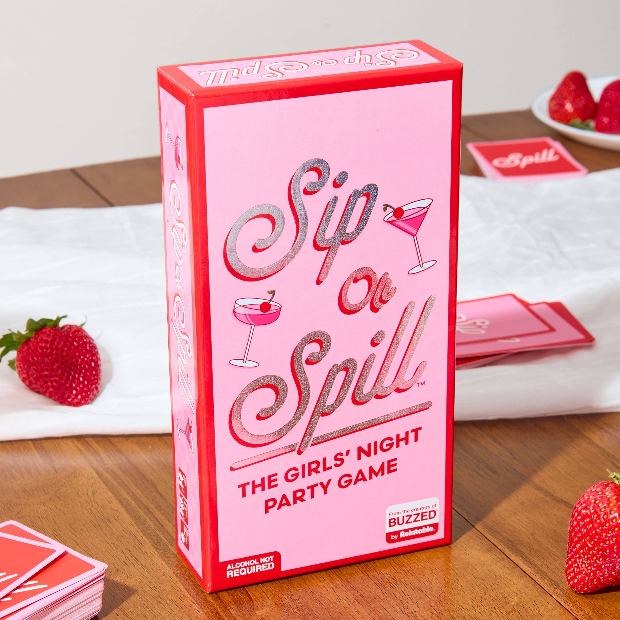 Sip or Spill — The Girl's Night Drinking Game by Relatable