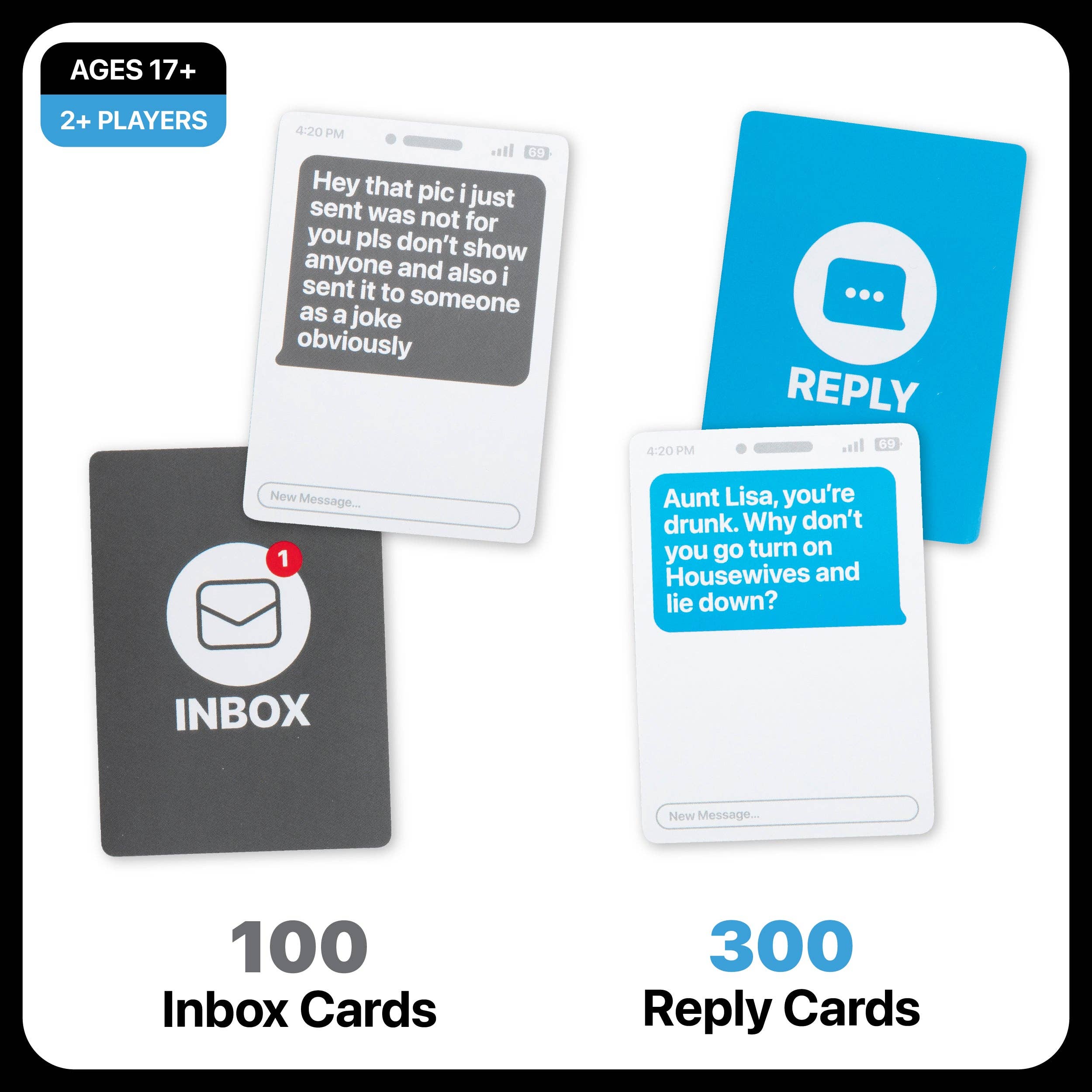 New Phone, Who Dis?™ - Text Message Card Game, Adult Game