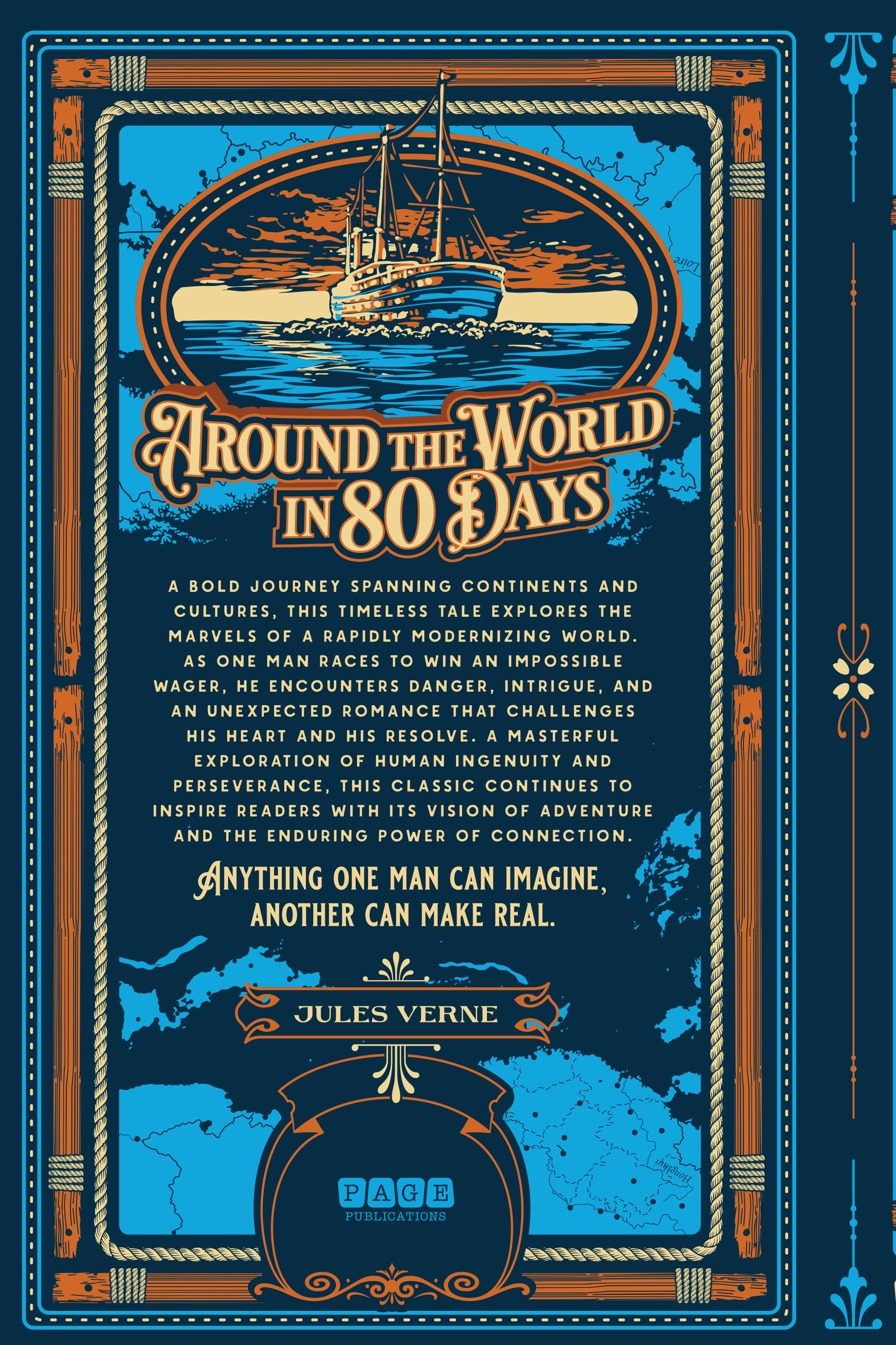 Around the World in Eighty Days (Deluxe Hardcover Edition)