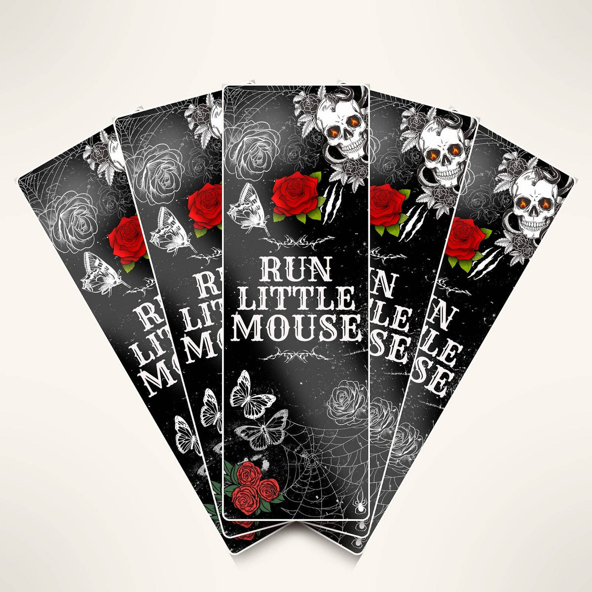 Run Little Mouse Bookmark, Dark Romance Reader Gift