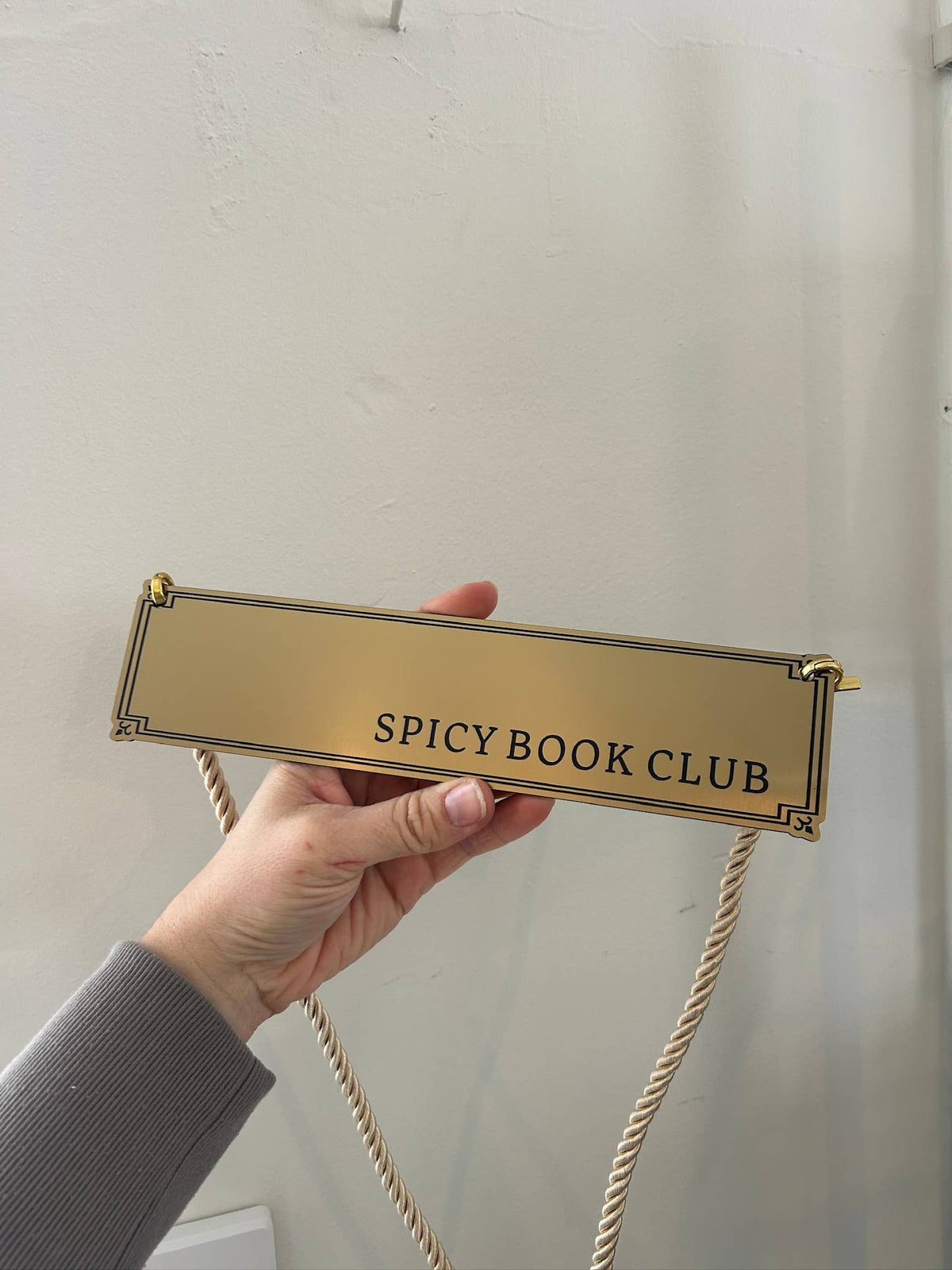 Bookmark "Purse" | Gold Acrylic Book Holder Bookmark