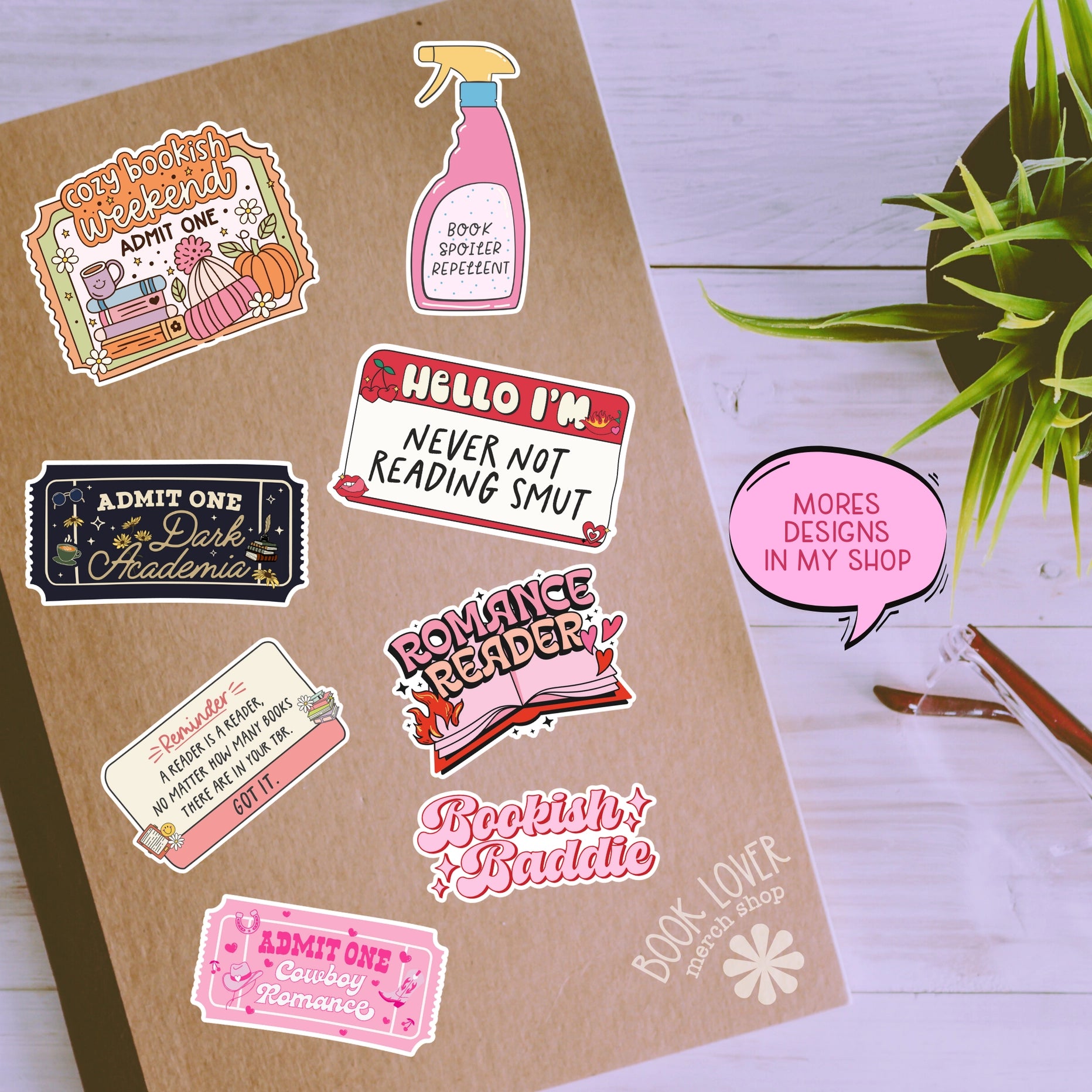 Buy Me Books and Tell Me I'm Pretty Stickers