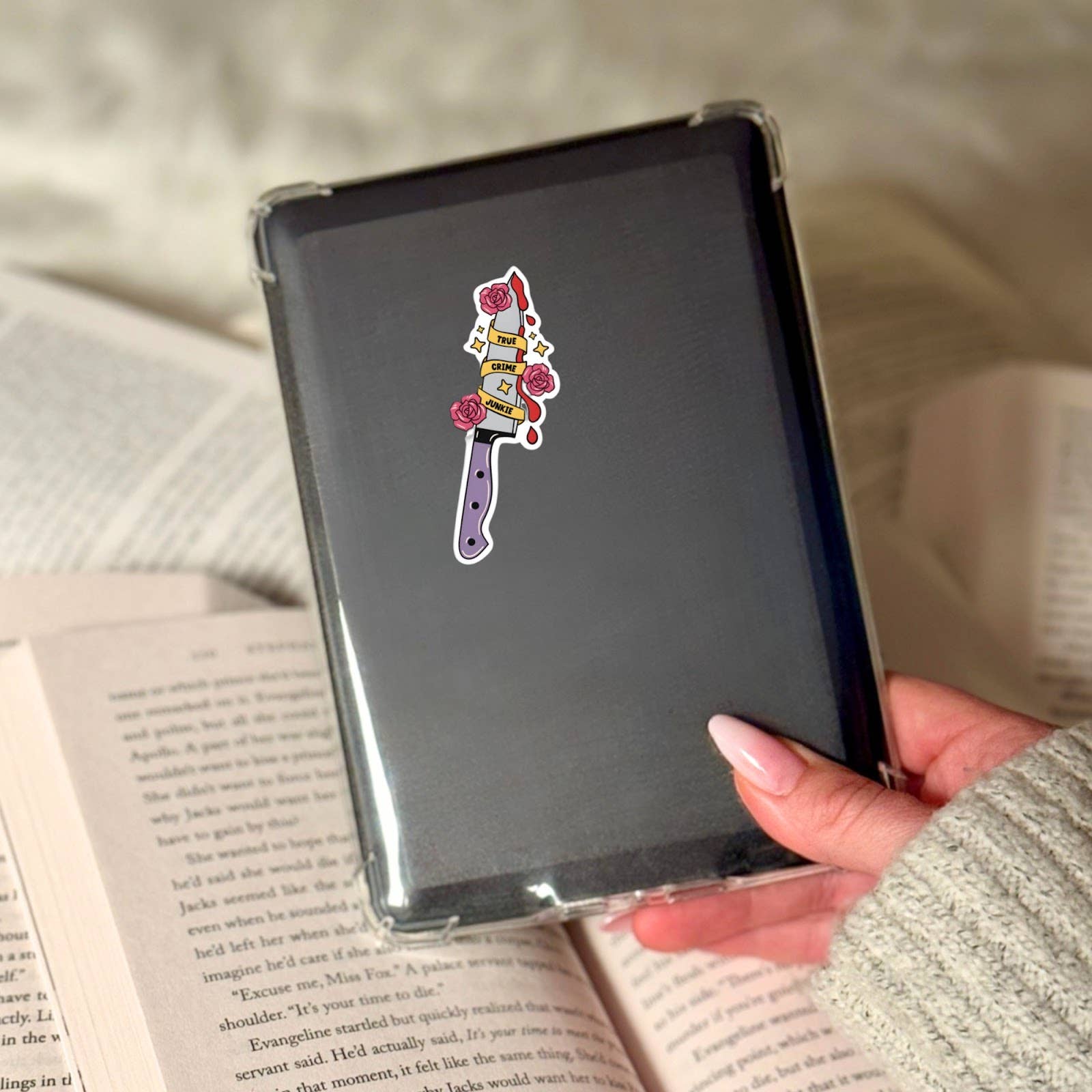 True Crime Junkie Sticker, Crime Podcast Fan Gift