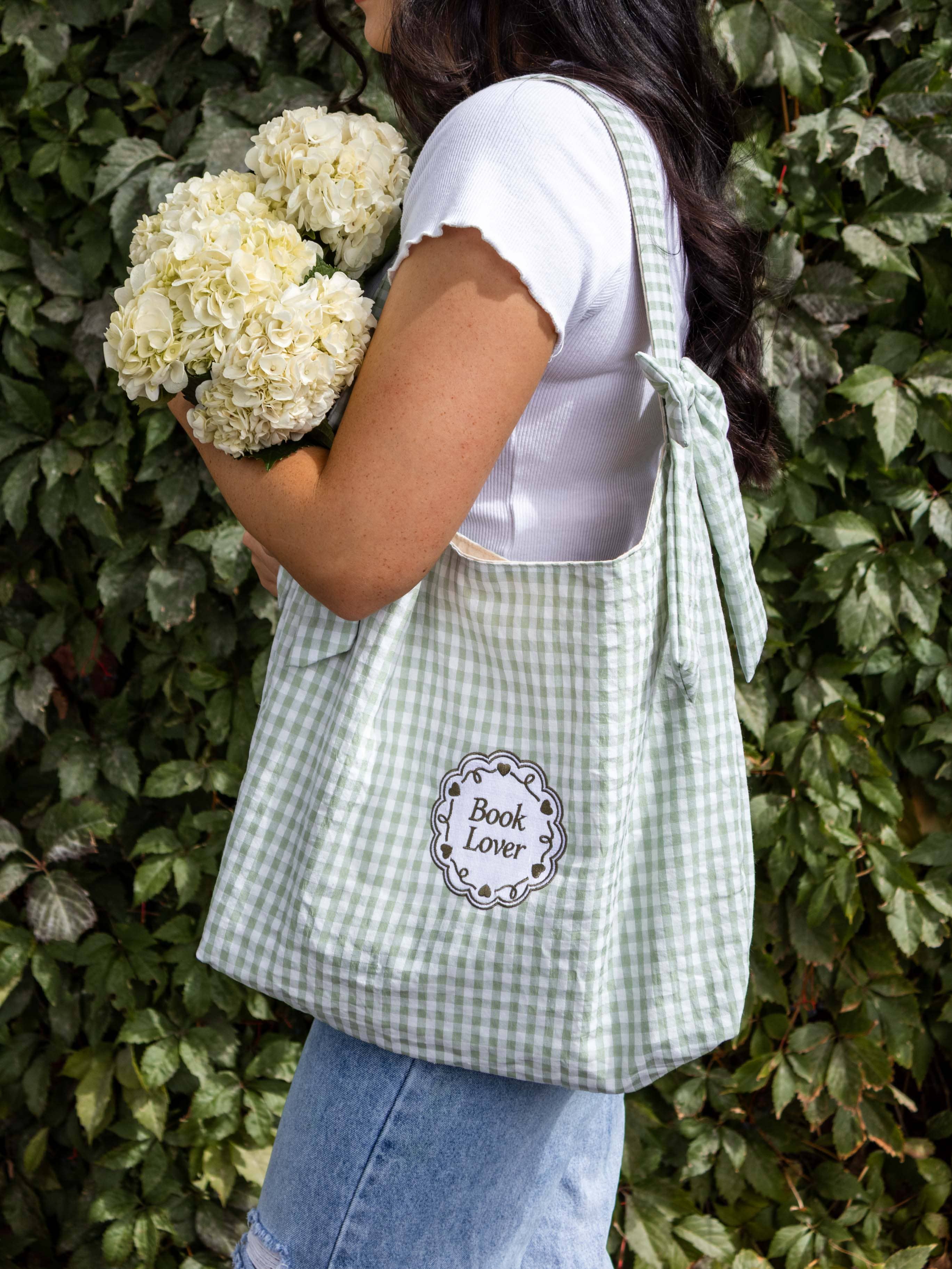 Book Lover Bow Tote