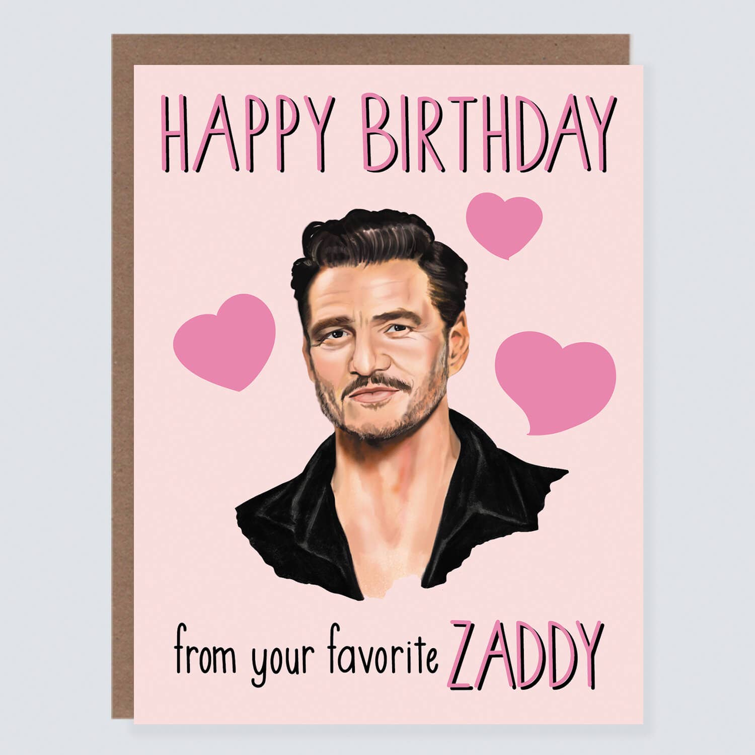 Pedro Zaddy Pop Culture Birthday Card