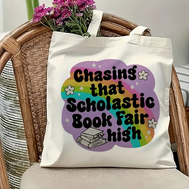 Chasing That Scholastic Book Fair High Tote Bag