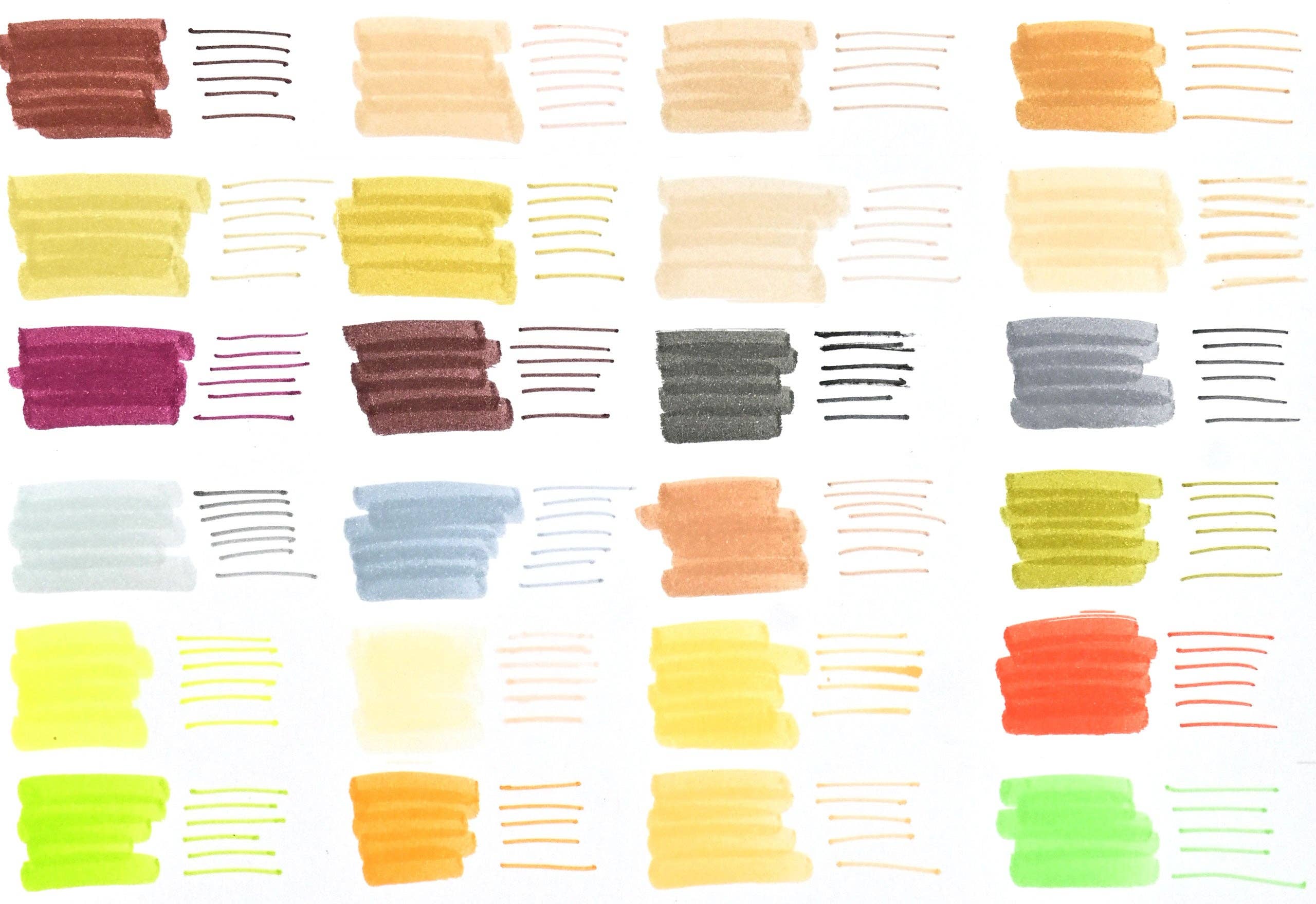Studio Series Skin Tone Dual-Tip Markers - 24 Colors