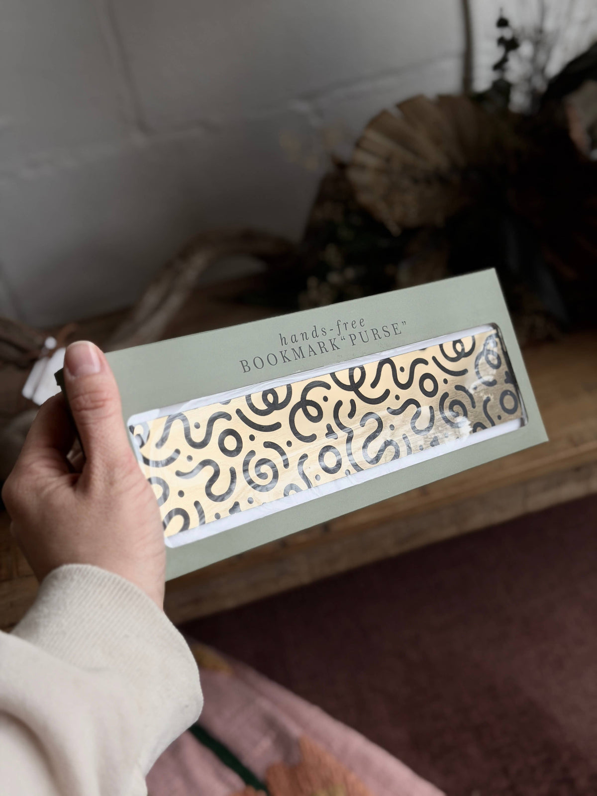 Bookmark "Purse" | Gold Acrylic Book Holder Bookmark