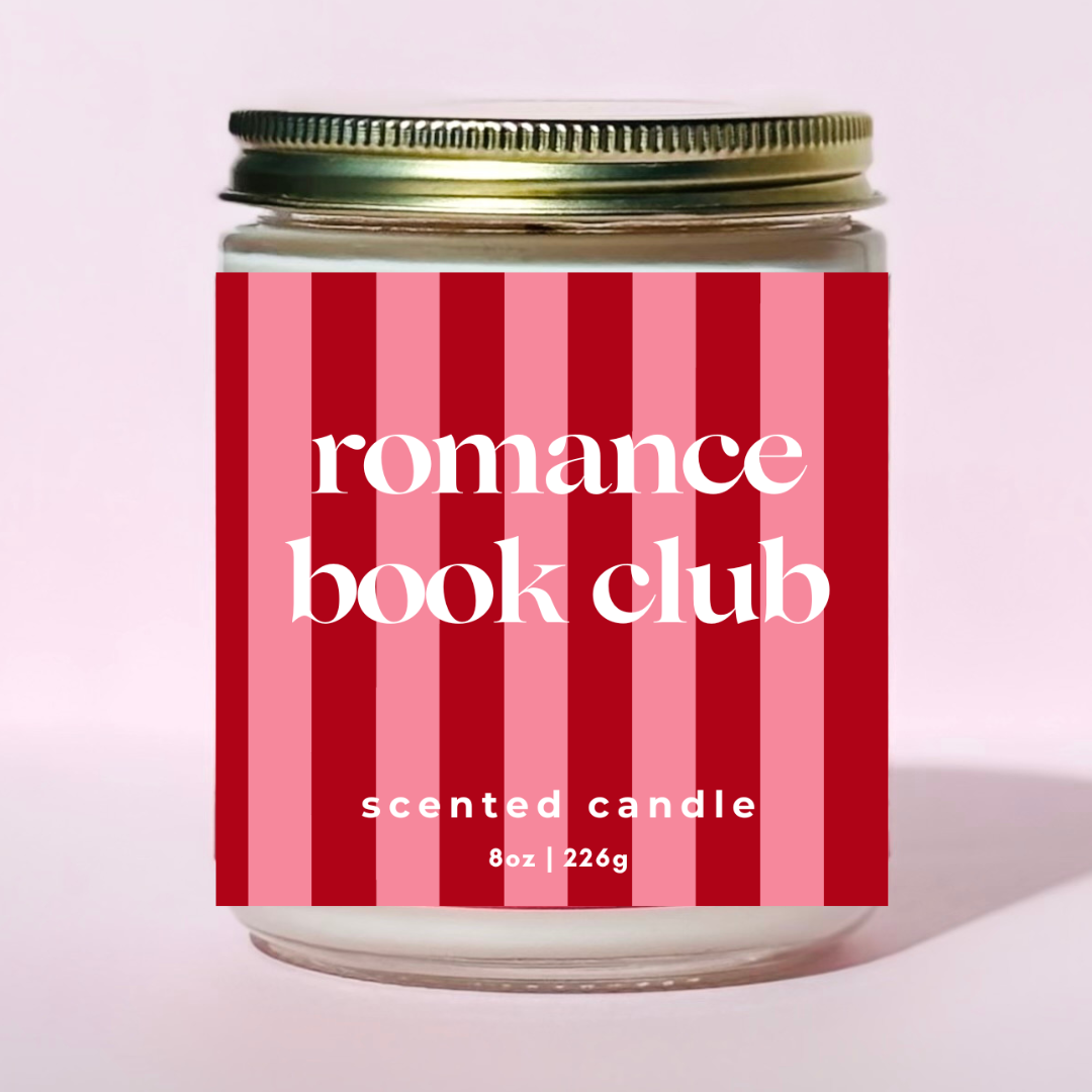 Romance Book Club Candle | Valentine's Day Bookish Candle