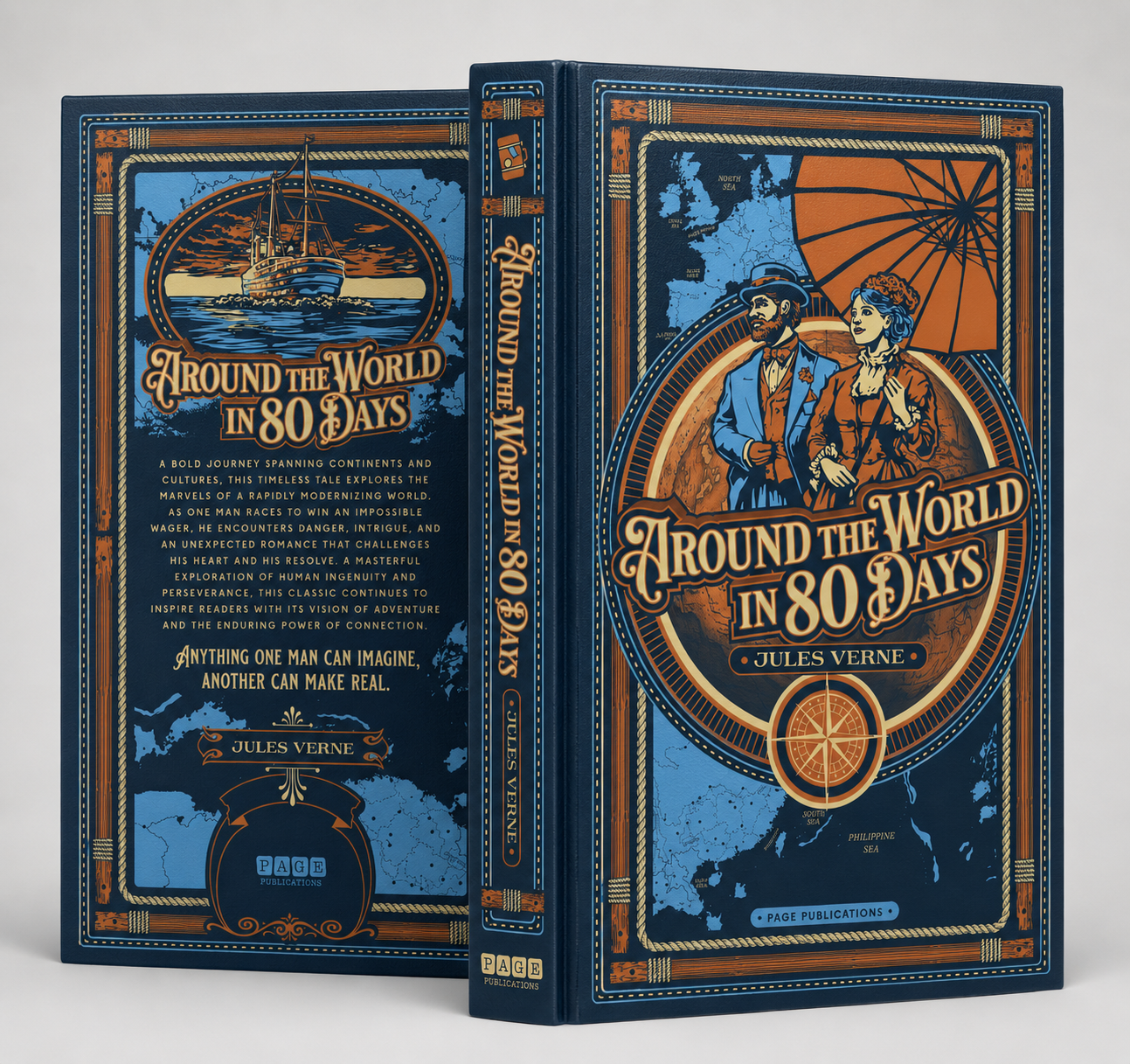 Around the World in Eighty Days (Deluxe Hardcover Edition)