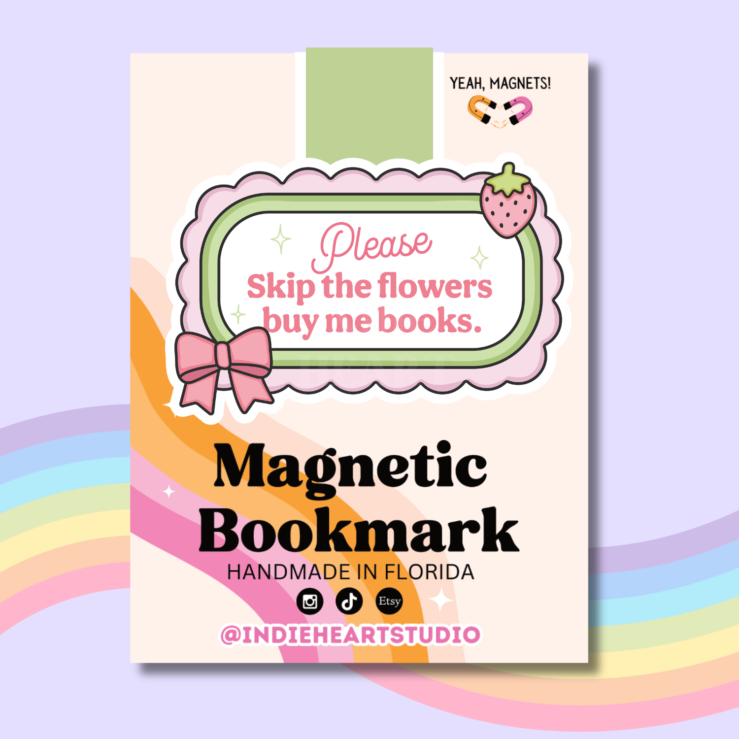 Buy Me Books Magnetic Bookmark  