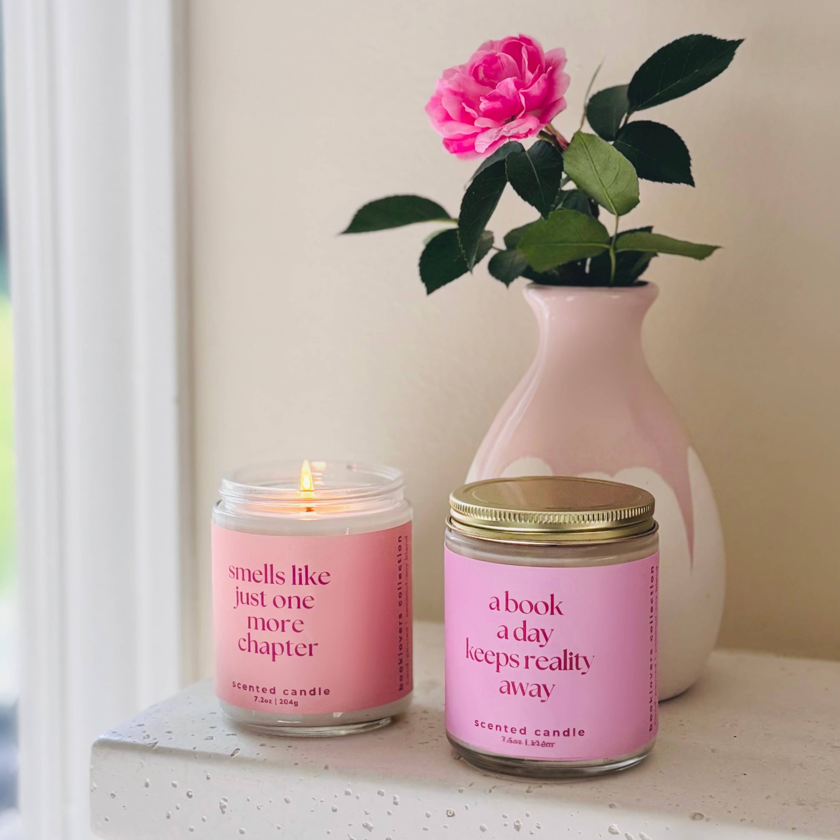 Romance Book Club Candle | Valentine's Day Bookish Candle