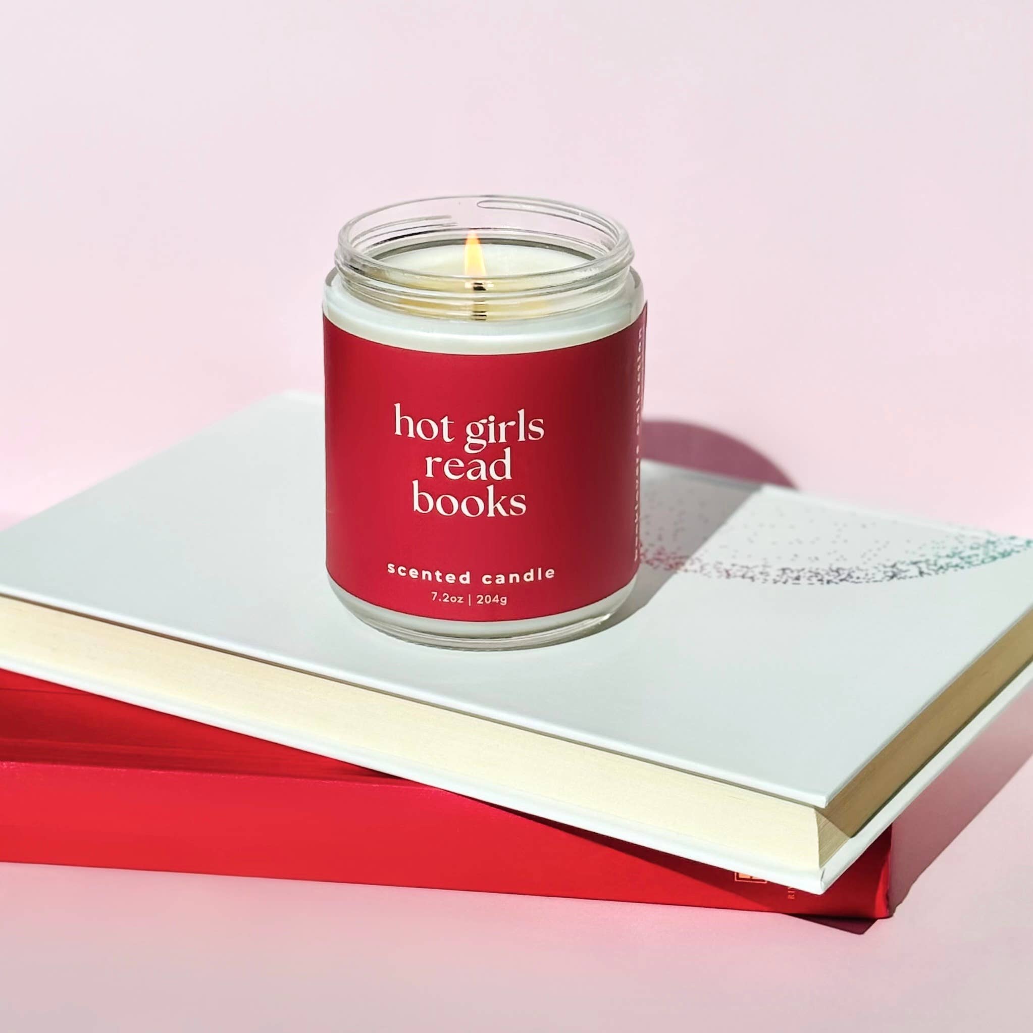 Hot Girls Read Books Candle | Fall Bookish Candle