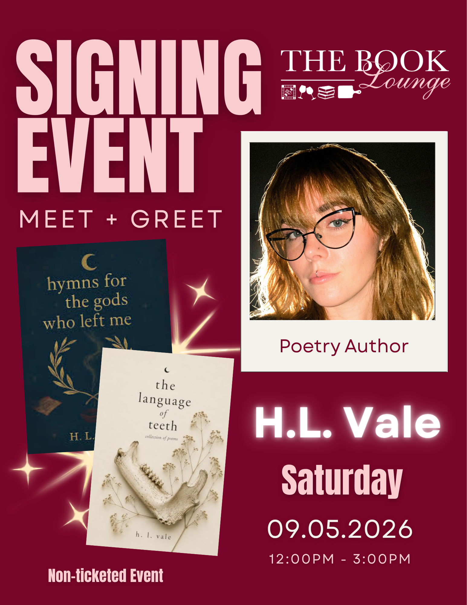 H. L. Vale: Poetry Author Signing + Release Day!
