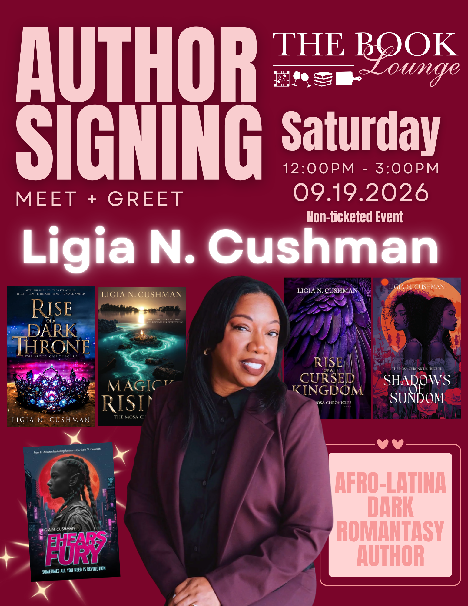 Ligia N. Cushman: Author Signing!