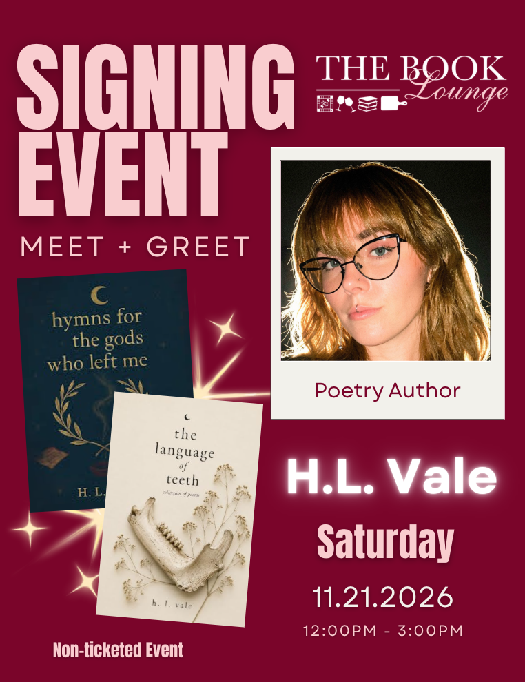 H. L. Vale: Poetry Author Signing!