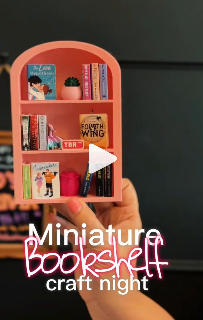 Mini Bookshelf Bar Night!