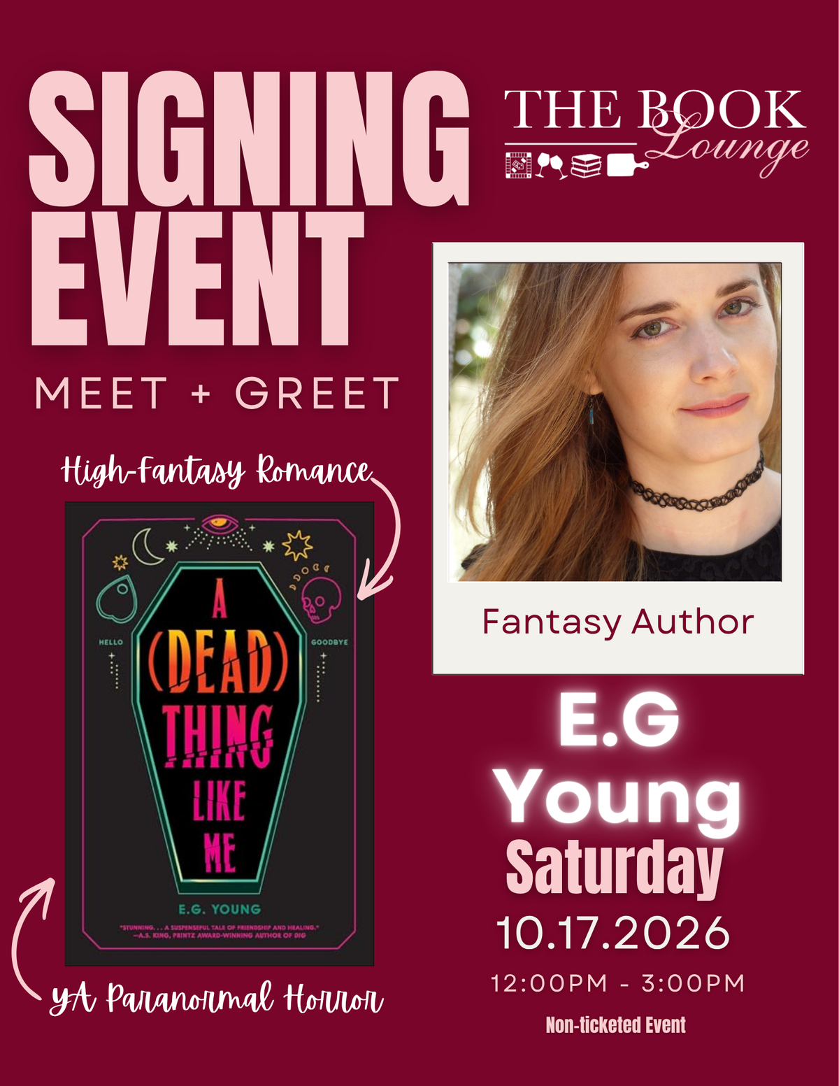 E.G Young: Author Signing!