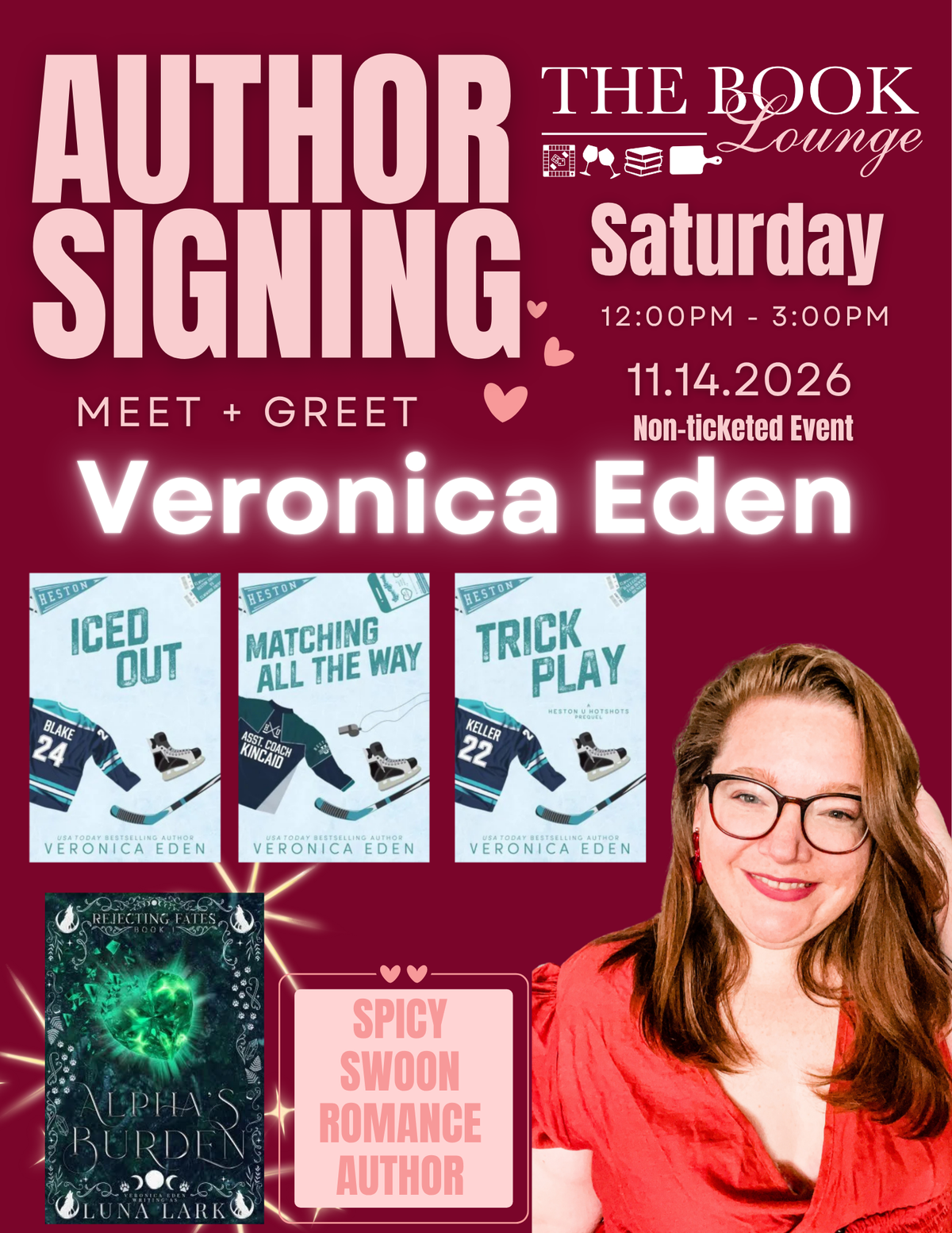 Veronica Eden: Author Signing!