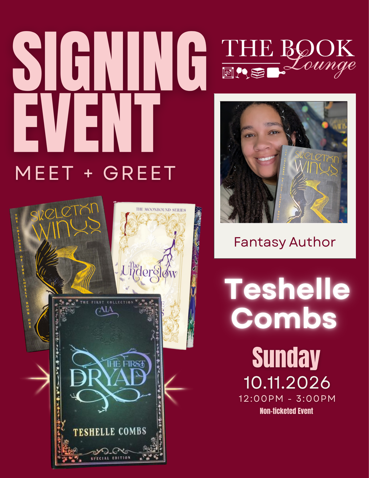 Teshelle Combs : Author Signing!
