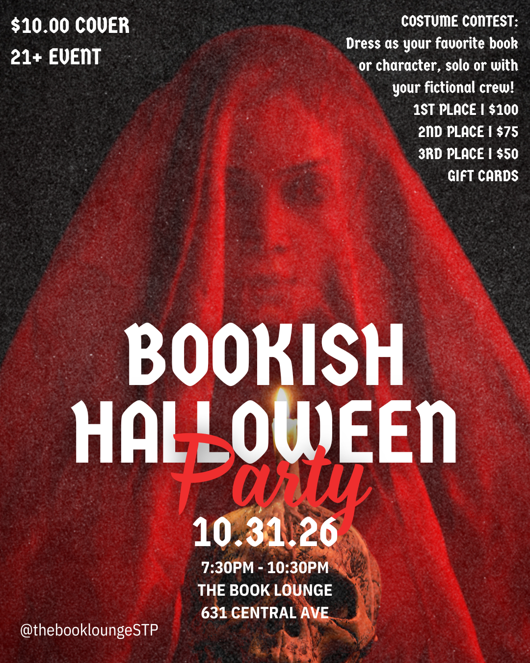 YOU'RE INVITED TO A BOOKISH HALLOWEEN PARTY!