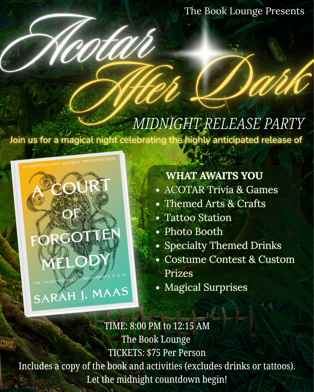 A Court of Forgotten Melody JANUARY MIDNIGHT RELEASE PARTY