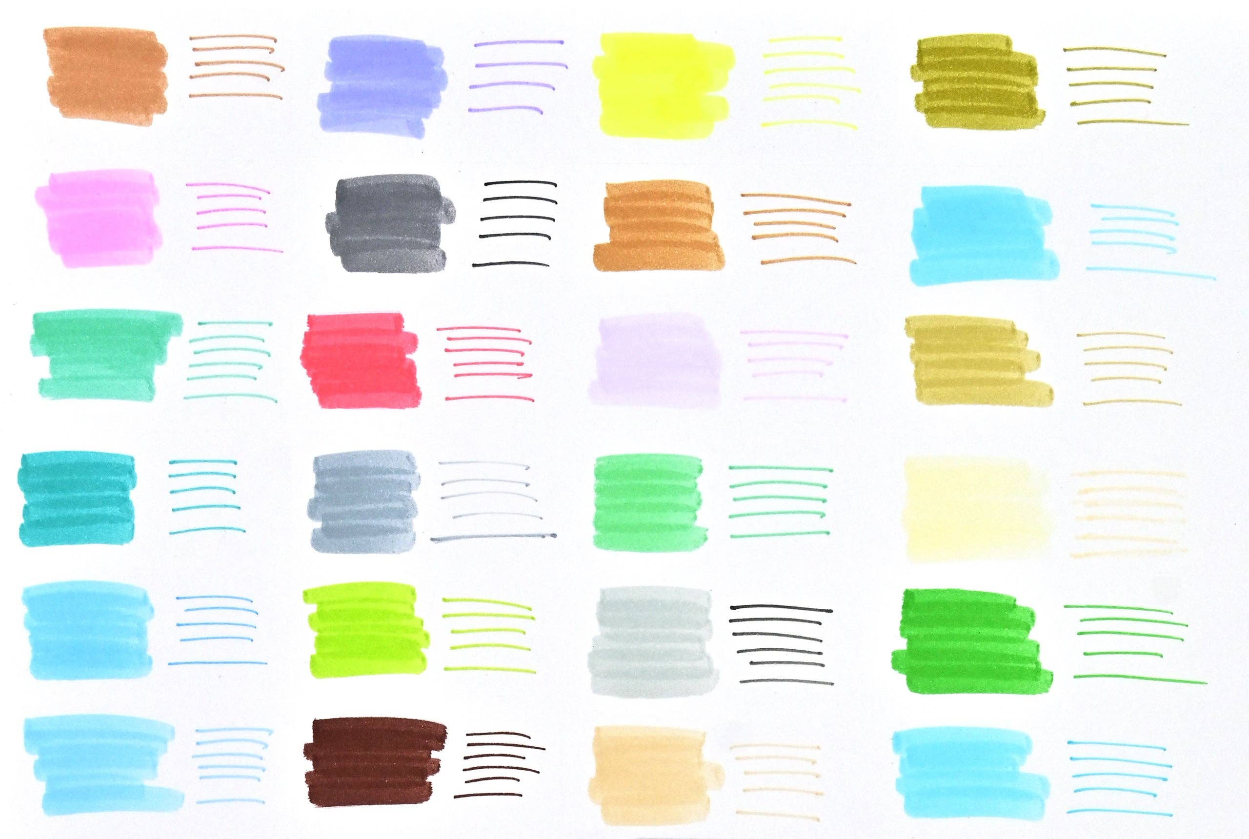 Studio Series Dual-Tip Pastel Coloring Markers Tube Set (24-Colors)