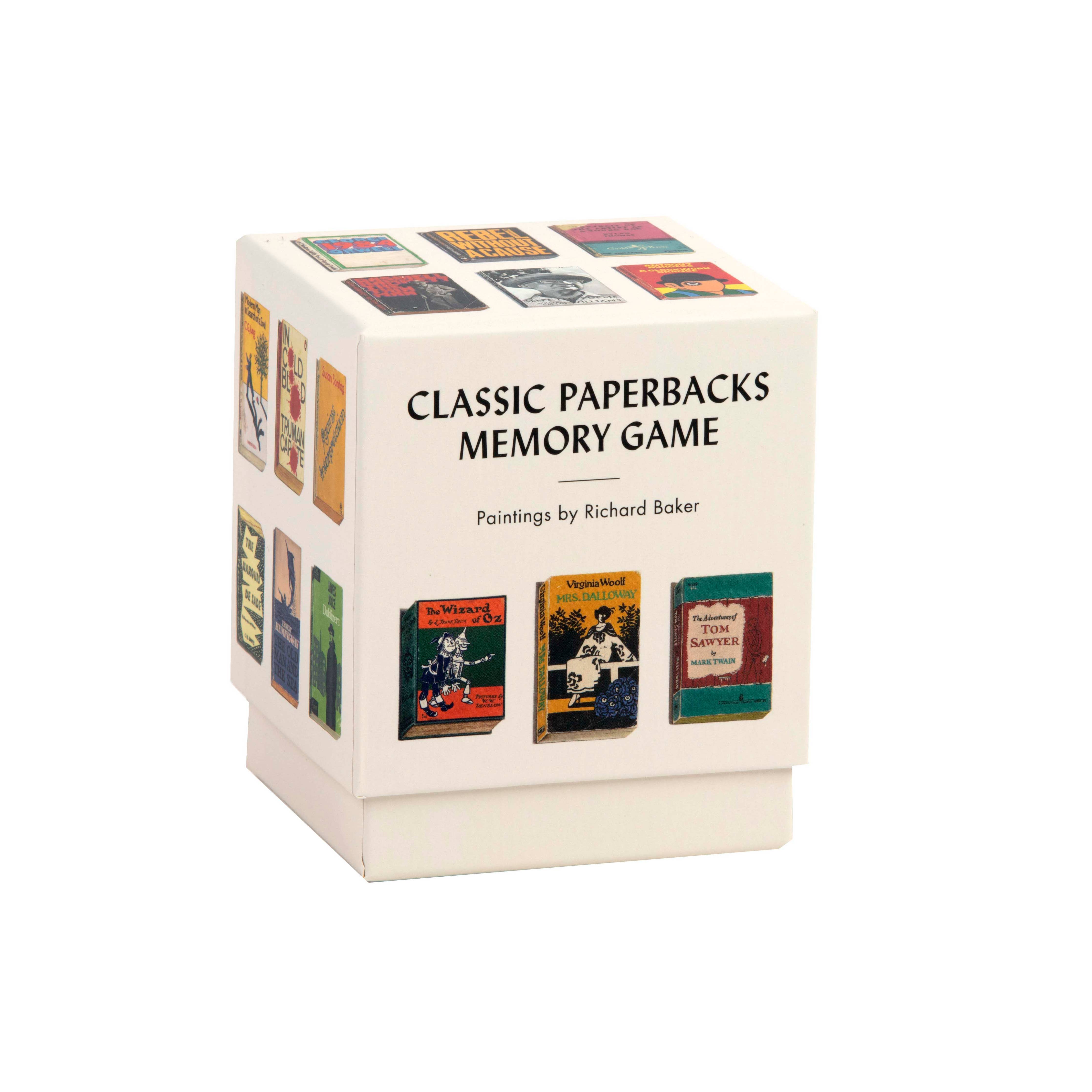 Classic Paperbacks Memory Game