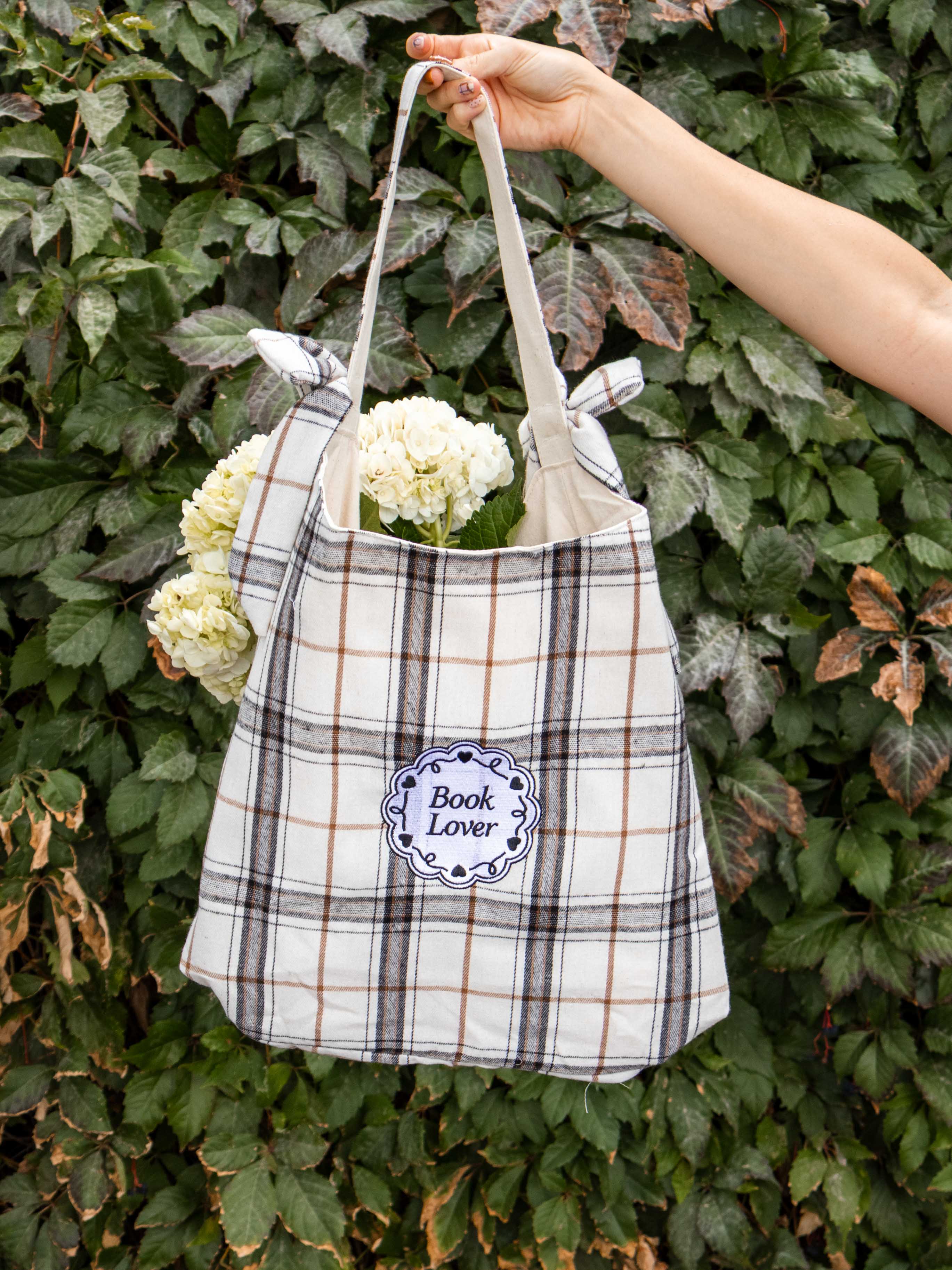 Book Lover Bow Tote