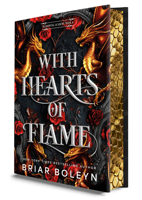 With Hearts of Flame (Deluxe Limited Edition): A Dark Academia Romantasy Novel of Vampires and Dragons Featuring Stenciled Edges and Illustrated Endpa - Ingram