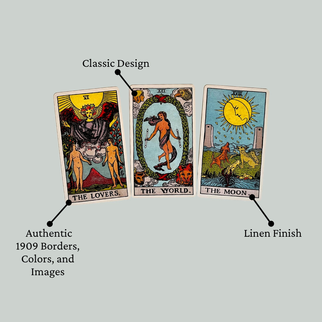 Classic 1909 Tarot Deck & Guide