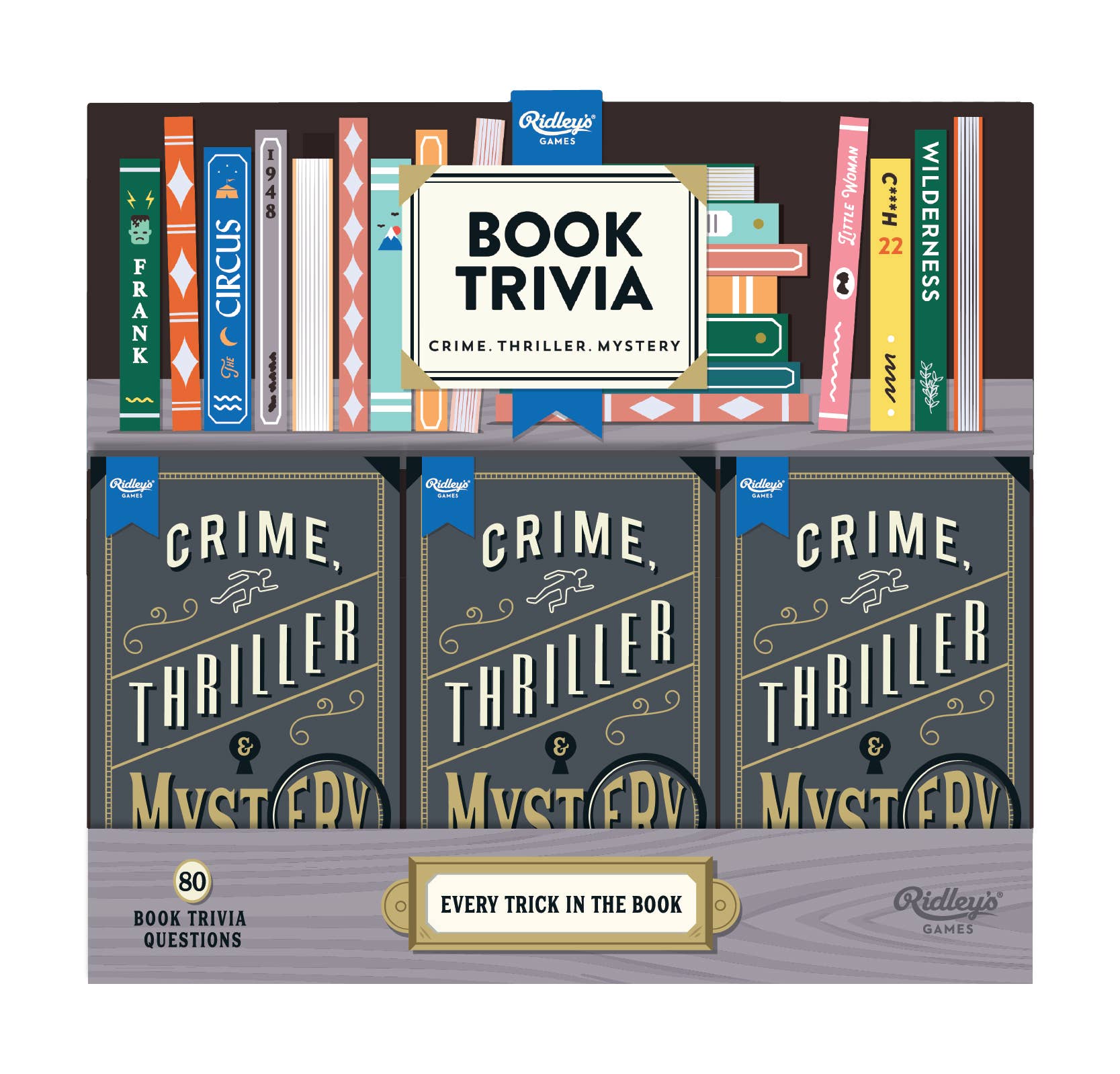 Trivia Tiny Book Cdu of 18 (Crime)